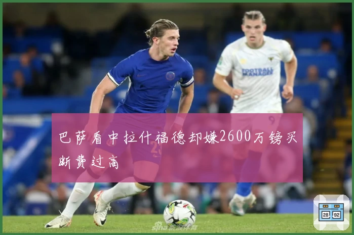 巴萨看中拉什福德却嫌2600万镑买断费过高